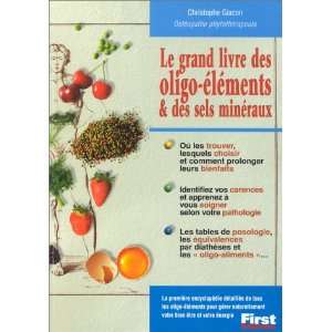   livre des oligo elements (9782876914612) Giacon Christophe Books