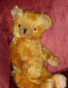 Old Golden Sweet and Cuddly Teddy Bear Big Ears Loved  