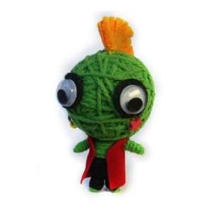 Green Funky Brainy Doll Series Voodoo String Doll #KBDV045