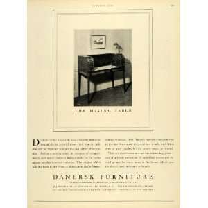  1928 Ad Mixing Table Colonial Design Erskine Danforth Corp 