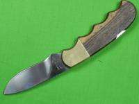 Vintage US GERBER MAGNUM Hunter Folding Pocket Lock Back Knife Sheath 