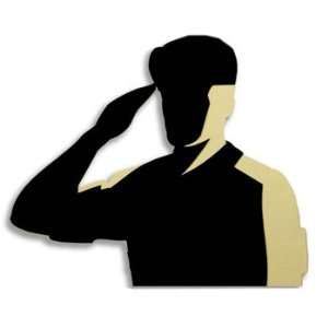   Army Laser Cut Insignia Silhouette, Male Hero/Camo: Arts, Crafts