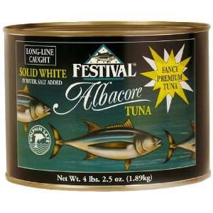 Festival Solid White Albacore Tuna, 66.5 Ounce  Grocery 