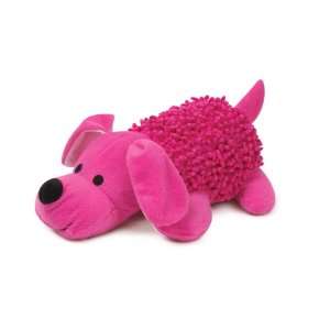  Zanies Plush Shaggy Pups Dog Toy, Large, Raspberry: Pet 