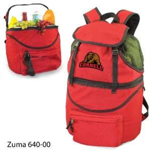   Cornell University Printed Zuma Picnic Backpack Red: Sports & Outdoors