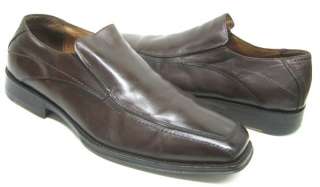Johnston & Murphy Mens Shoes Brown Leather Harding Loafers 11 W  