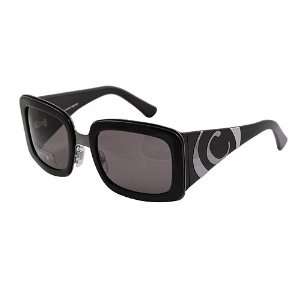 Alexander McQueen Sunglasses 4106/S V81 Black / Shiny Dark Ruthenium