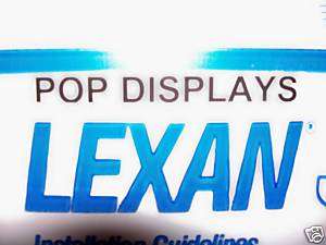 lexan polycarbonate clear sheet 1/8 x 32 x 18  