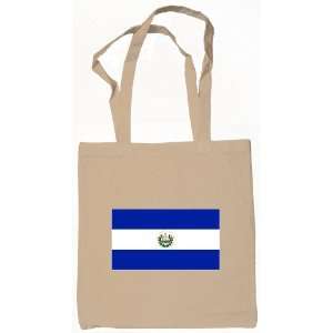  El Salvador Flag Tote Bag Natural: Everything Else