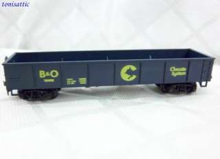   Locomotive~2 cabooses~1 coal car~scale piggyback truck with 2 trailers
