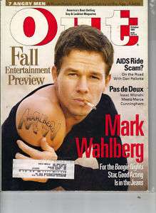 MARK WAHLBERG Out Magazine 10/97 BOOGIE NIGHTS  
