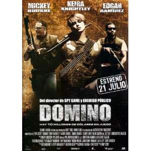  Domino (2005) 27 x 40 Movie Poster Spanish Style A