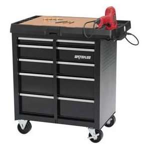  Waterloo 5 Drawer Project Center with Power, Black