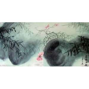    Original Big Chinese Watercolor Painting Flower: Everything Else