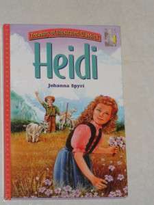 Lot (3) TREASURY OF ILLUSTRATED CLASSICS Books VG Pinocchio Heidi Anne 