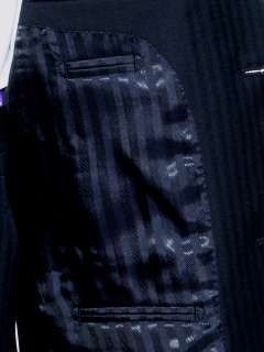 New! Daniele $1295 Navy Pinstripe 150s Wool Mens Suit  