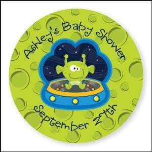  Lil Space Alien   24 Round Personalized Baby Shower 