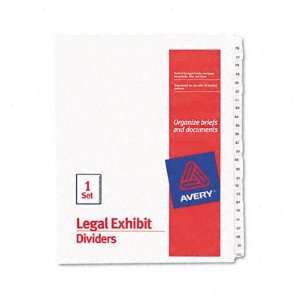  New Allstate Style Legal Side Tab Dividers 25 Tab Case 