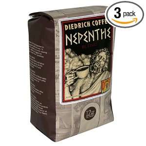 Diedrich Coffee, Nepenthe, WHOLE BEAN, 12 Ounce Bags (Pack of 3)