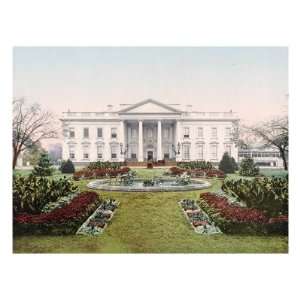 The White House Washington District of Columbia Premium Poster Print 