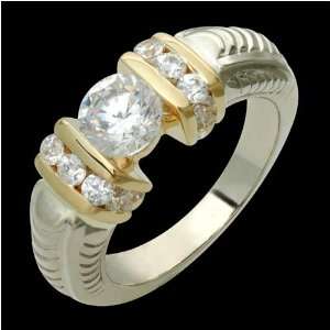   Bayia   Classic 14k Gold Diamond Engagement Ring Custom Made Jewelry
