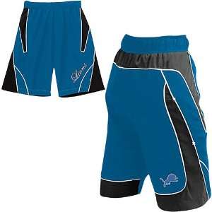 Reebok Detroit Lions Youth Axel Board Shorts Size: Large:  