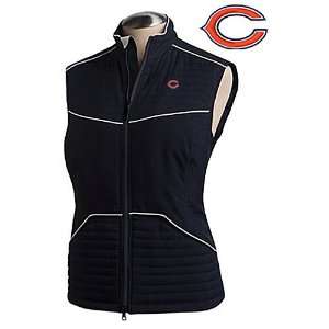 Cutter & Buck Chicago Bears Womens Spirit Quilted Vest Large:  