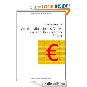 Von der Allmacht des Geldes und der Ohnmacht der Bürger (German 
