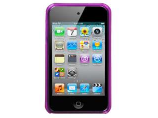 SILICON CANDY SKIN CASE COVER for IPOD TOUCH iTOUCH4 4G PINK ZEBRA GEL 