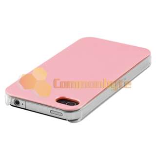 Pink w/ Clear Side Hard Snap on Case+PRIVACY Filter Protector for 