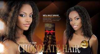 Chocolate Wet & Wavy 18   100% Human Hair Weaving  