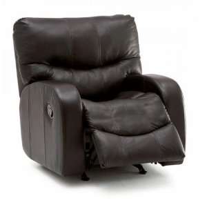   Nuzzle Leather Electric Power Wallhugger Recliner