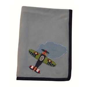  Plush Blanket W/applique  Wings By Lambs & Ivy Baby