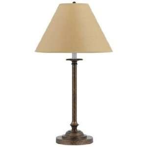  Club Rust Finish Metal Table Lamp: Home & Kitchen