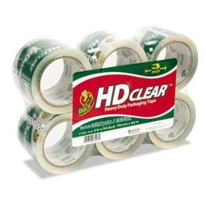  Carton Sealing Tape, 3 x 55 yards, Clear, 6/Pack 