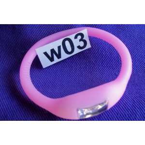 Ion Wave Silicone Sports Watch * w03 Pink 
