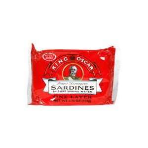  King Oscar Sardines, One Layer,3.75 oz, (pack of 2 