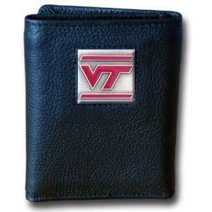  Virginia Tech Hokies College Trifold Wallet in a Window 