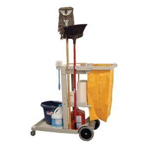  Luxor Cleaning Service Cart Gray   Model jcb8 gray: Health 