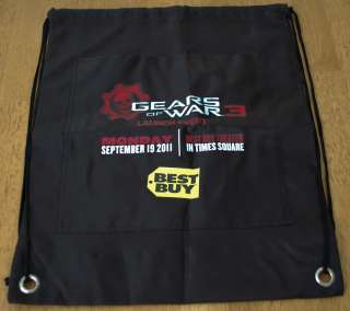 New Very Rare GEARS OF WAR 3 Times Square BEST BUY BACKPACK Draw 