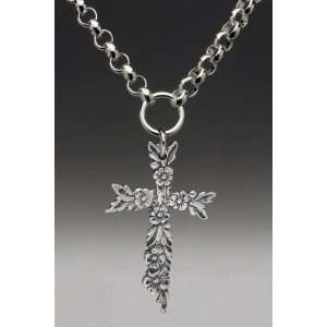  Silver Spoon Silver Plate Sarah Cross Necklace Jewelry