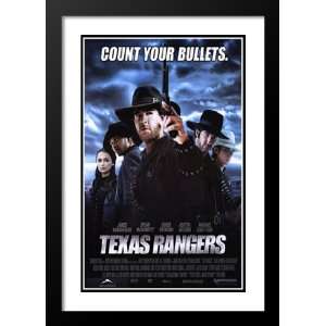 Texas Rangers 20x26 Framed and Double Matted Movie Poster   Style A 