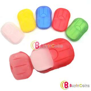 Convenient Washing Hand Bath Travel Scented Slice Sheets Foaming Box 