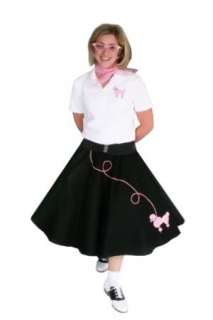 pc. ADULT POODLE SKIRT OUTFIT