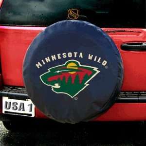  Minnesota Wild NHL Spare Tire Cover by Fremont Die (Black): Sports