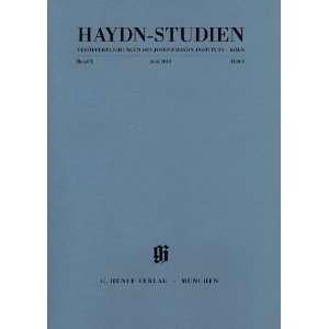  Haydn studien, Vol. 10, No. 1 (june 2010)   Essays In 
