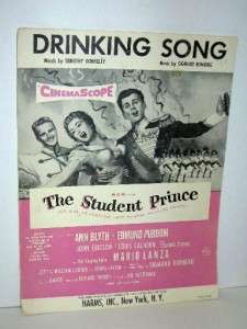 Drinking Song Movie Student Prince Ann Blyth 1954  