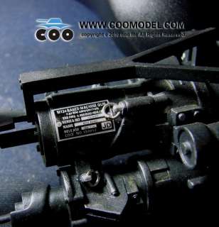 COOMODEL x80012 M134 type rapid fire machine guns  