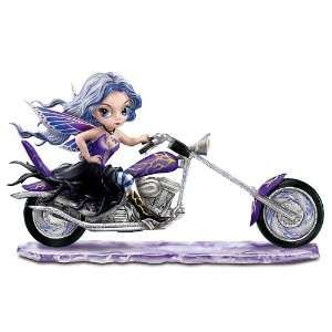  Fantasy Art Motorcycle And Fairy Figurine Storm Rider by 