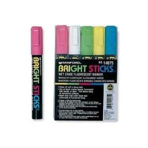  Fluorescent Markers Amount Set of 5 Different Colors 
